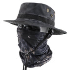 Black python pattern [first generation hat + ice silk scarf]