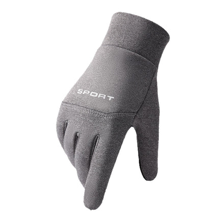 Warm Gloves Winter Outdoor Sports Running Ski Gloves Anti-Slip Touch Screen Windproof Waterproof Cold-Proof Cycling Gloves