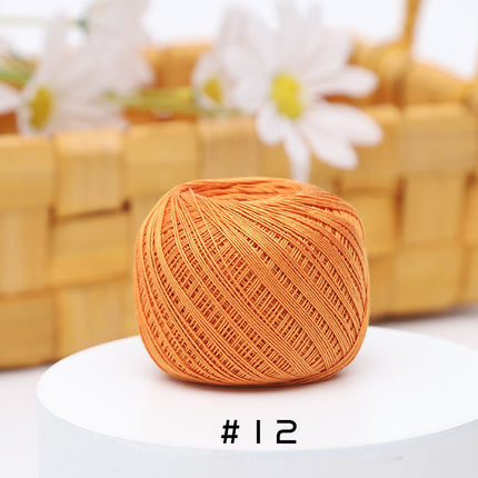 No. 10 Lace Thread Micro Hook Shuttle Weaving Handmade DIY Miniature Doll Fine Wool Crochet Ball 20g Wholesale
