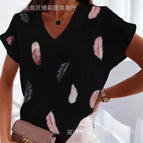 black bottom leaves / 3XL
