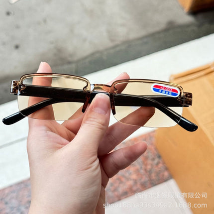 Factory Wholesale New High-Definition Reading Glasses Automatically Adjust the Degree of Smart Zoom High-Definition Anti-Blue Light for Middle-Aged and Elderly People