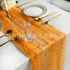 A12 orange yarn orange beads / 150*300CM