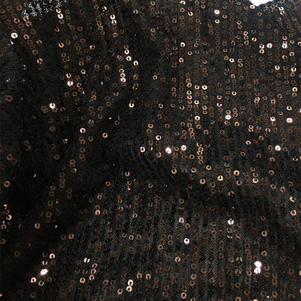 3mm straight sequins embroidered stretch mesh vertical embroidered beads fabric dress wedding dress stage clothing fabric wholesale