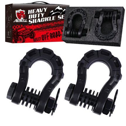 Factory direct cross-border hot off-road car trailer coupler large 3/4 bow shackle 8 tons modified car accessories