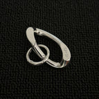 Cuban buckle/bright silver [free ring]