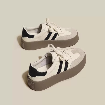Women's Athletic Sneakers 2025 New Spring and Summer Versatile Casual Height-Increasing Thick-Soled Running Shoes