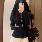 Black gold slim fit sweatshirt / 2 yards = s
