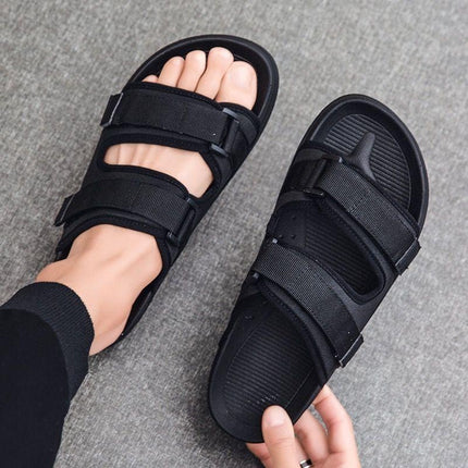 Plus Size Slippers Men's Summer Outer Wear 2025 New Eva Deodorant Anti-Slip Men's Thick-Soled Sandals Trendy Slippers