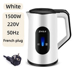 White - automatic power-off french plug(french plug)