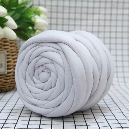 Metallic Shiny Leather Ultra-Thick 2cm Icelandic Thick Yarn for Handmade Knitting DIY Cat Nest Bags Baby Crib Bumper Cord