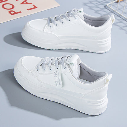 Feeling small white shoes women's shoes 2024 summer new soft bottom sports board shoes casual shoes