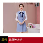 light blue dress / S