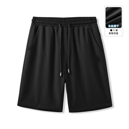 Men's Five-Pocket Shorts, Thin and Loose Ice Silk Sports Shorts, Casual Versatile Wholesale Pants