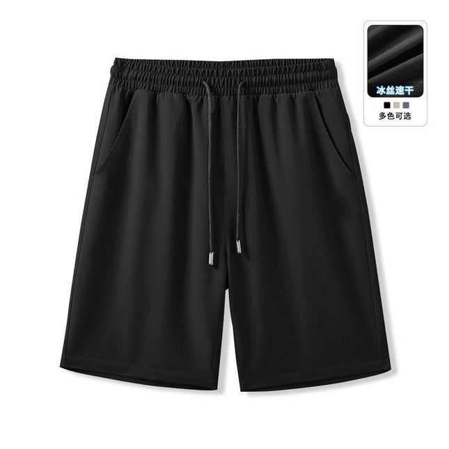 Men's Five-Pocket Shorts, Thin and Loose Ice Silk Sports Shorts, Casual Versatile Wholesale Pants