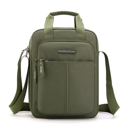 Cross-border Men's Bag New Oxford Cloth Shoulder Bag Men's Bag Business Portable Fashionable Computer Bag Vertical Crossbody Bag