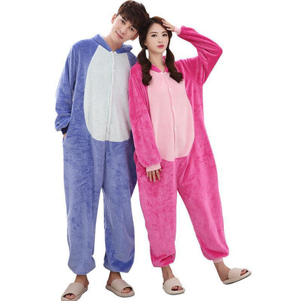 Cross-Border Wholesale Flannel Unicorn Onesie Pajamas Cartoon Animal Cute New Style Adult Cross-Border Loungewear
