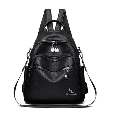 2025 new ladies backpack large capacity travel bag simple travel casual bag all-match commuter bag foreign trade