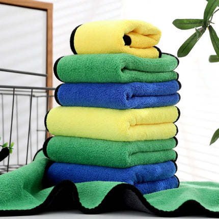Customized Logo Gym Cleaning Company Hot-Stamped Promotional Glass Cleaning Towels for Interior Surfaces Without Leaving Marks, Advertising Gift Towels