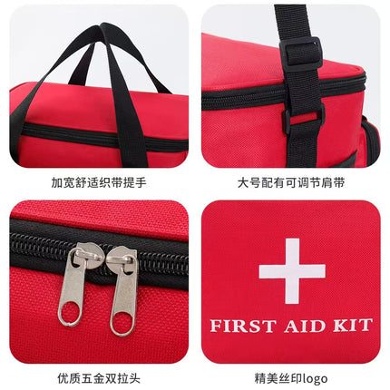 Household Portable Medicine Bag Oxford Cloth Large-Capacity Foldableing Medical Box Satchel Multi-Purpose First Aid Kit Medicine Storage Bag