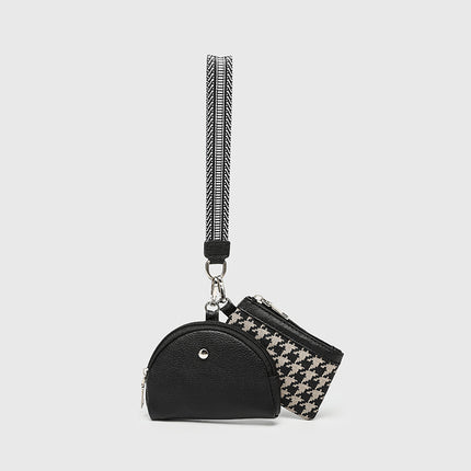 Lu Same Style Wrist Bag Portable Card Holder Bank Card Mini Waterproof Multi-Functional Change Cosmetics Bag Car Key Bag