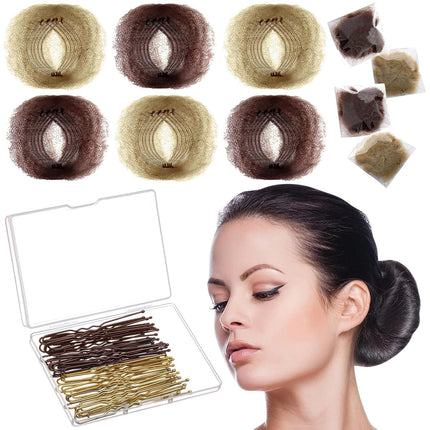 Hair Twister, Dance Net Bag, Ball Head, Stewardess Hair Flower, Invisible Hair Net, Wig, Disposable Hair Bag