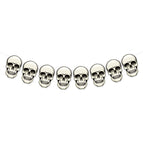 Halloween skull flag