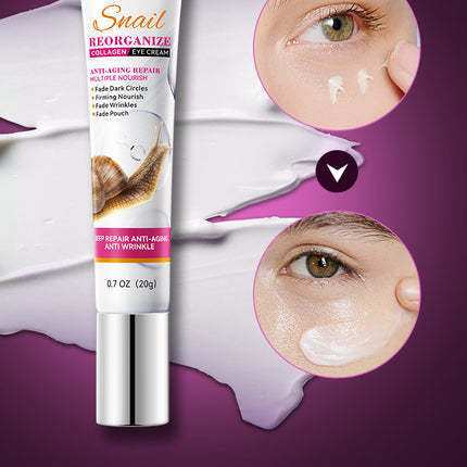 Snail Collagen Eye Cream Anti Dark Circles Remove Eyes Bags Moisturizing Firming Beauty Eyes Skin Care Products