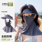 [dark gray] removable hat + neck guard mask