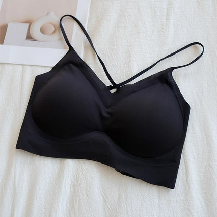 Seamless Intimates, Invisible Flesh-Colored Summer Thin Beautiful Back, Special Skin Tone, White t Opaque Liquid Foundation Bra
