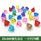 One jin / 25# Cross hole diamond