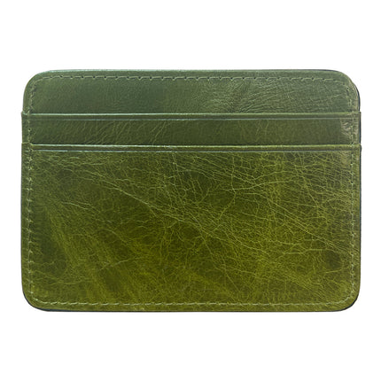 New Style Spot Hot Sale Men's Leather Wallet Oil Wax Leather Multi Card Bag Retro Cowhide Coin Wallet Card Bag Wholesale