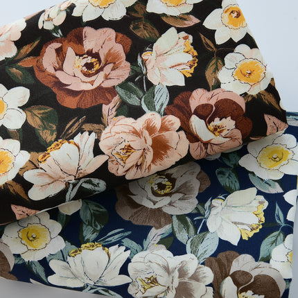 40-Count Pure Cotton Fabric Twill Handmade DIY Bed Bed Sheetss and Quilt Covers Kidsren's Clothing Pure Cotton Fabric Cotton Broken Flower Shadow Stacked