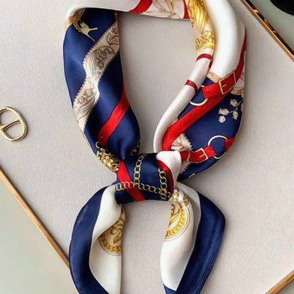 70 Silk Scarf Square Scarf High-end Korean Style Fashion All-match Professional Silk Small Scarf Retro Printed Silk Scarf for Women
