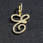 Gold single letter E
