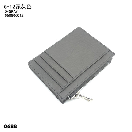 Double-sided Driver's License Multi-card Slot Genuine Leather Zipper Card Bag Top Layer Cowhide Men's Thickened Light Luxury Women's Small Coin Purse Case