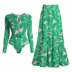 Swimsuit umbrella skirt suit / S
