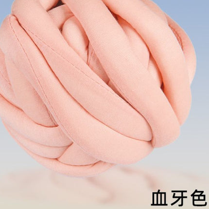 Core-Filled Cotton Icelandic Wool Hand-Woven Bag Cat Nest Pillow Hand Bag Autumn and Winter Extra Thick Handbag Material Bag