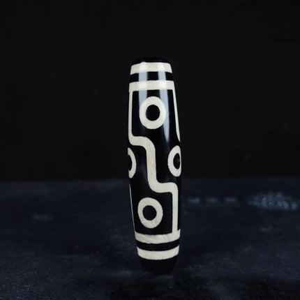 Wholesale High-Quality Xizang Dzi Beads, Old Agate Dragon Dzi Beads, Nine-Eye Dzi Beads, Xizang Agate Dzi Beads, Loose Bead Accessories