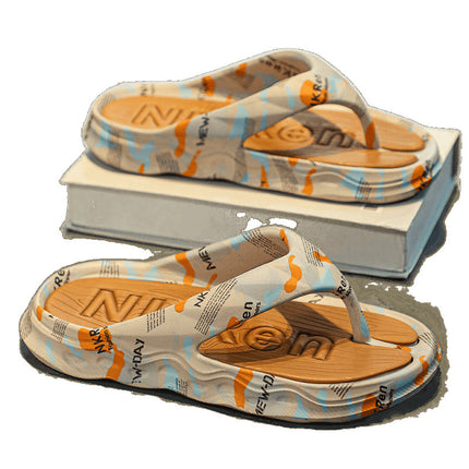 Slippers for Men's Summer Outer Wear, Trendy Sports Shoes, Wear-Resistant, Dual-Purpose Driving Outdoor Sports Beach Sandals