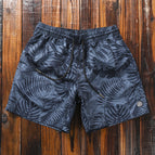 Tropical leaves triangle lining / S
