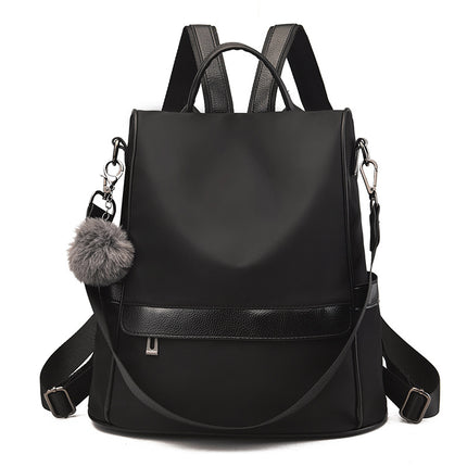 Oxford Cloth Canvas Backpack for Women 2026 New Korean Style Trendy Versatile Travel School Bag Women's Backpack Cross-Border
