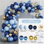 Blue balloon set 002