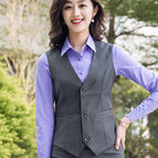 Women's gray vest + pants / S