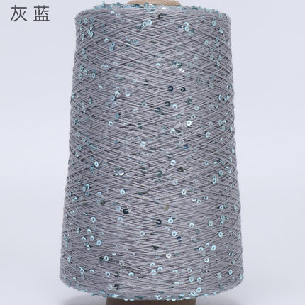 Silk Joy/Tencel Iridescent Sequin Hand-Knitted Yarn Ball Colorful Tencel Sequin Yarn Wholesale 500g