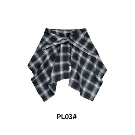 Children's Shirts, Sweatshirts, T-Shirts, Jackets, Layering Essentials, One-Piece Tie-Up Design, Hides Belly Fat, Plaid Hem