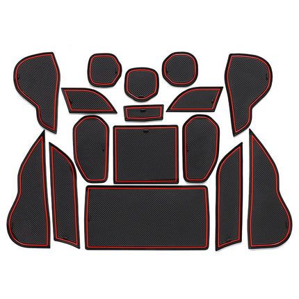 Suitable for 23 Toyota CROWN door slot mat CROWN car modified storage decorative mat water Cup slot mat