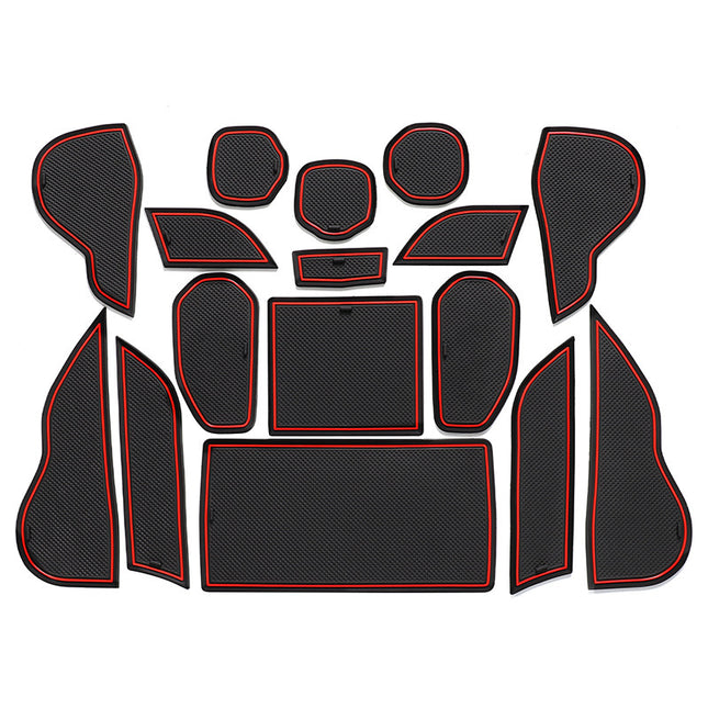 Suitable for 23 Toyota CROWN door slot mat CROWN car modified storage decorative mat water Cup slot mat
