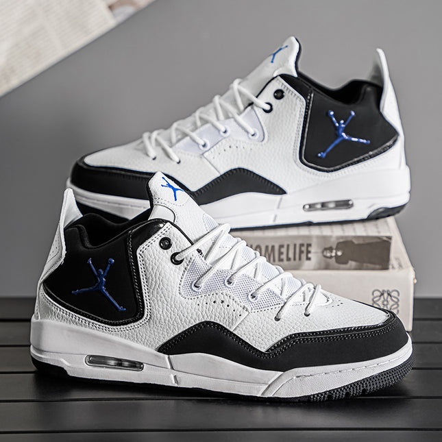 Spring 2025 Children's Shoes, Boys' Soft-Soled Comfortable Sports Basketball Shoes, Korean Style Fashionable Girls' Aj Sports Shoes