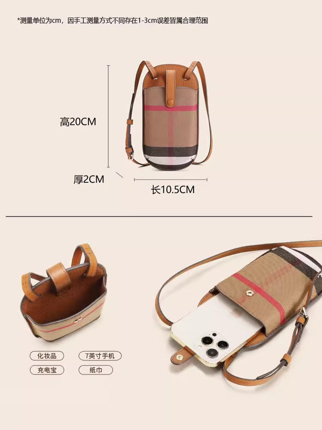 Mobile Phone Bag for Women 2026 New Style Crossbody Bag Fashionable Casual Summer Lightweight Mini Bag Genuine Leather Small Shoulder Bag