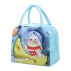 Tv28 [blue space duck] 3d expanded lunch bag